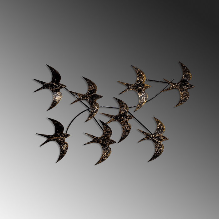 Wallity Flying Birds 1 Escultura de Pared de Metal Multicolor